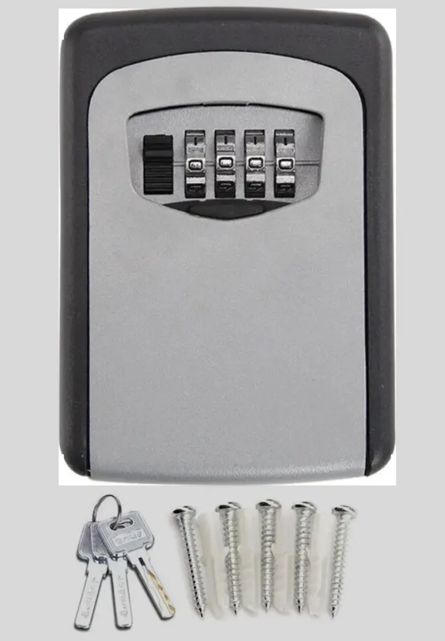 Metal Key Safe - Wall Mounted